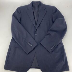 CANALI Men's Charcoal Pinstripe Wool Suit Jacket Blazer "Made in Italy"‎ Size L